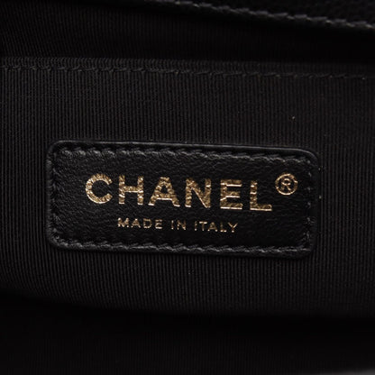 Chanel Shoulder Bag Boy Small Black Caviar Leather Chain — view 4
