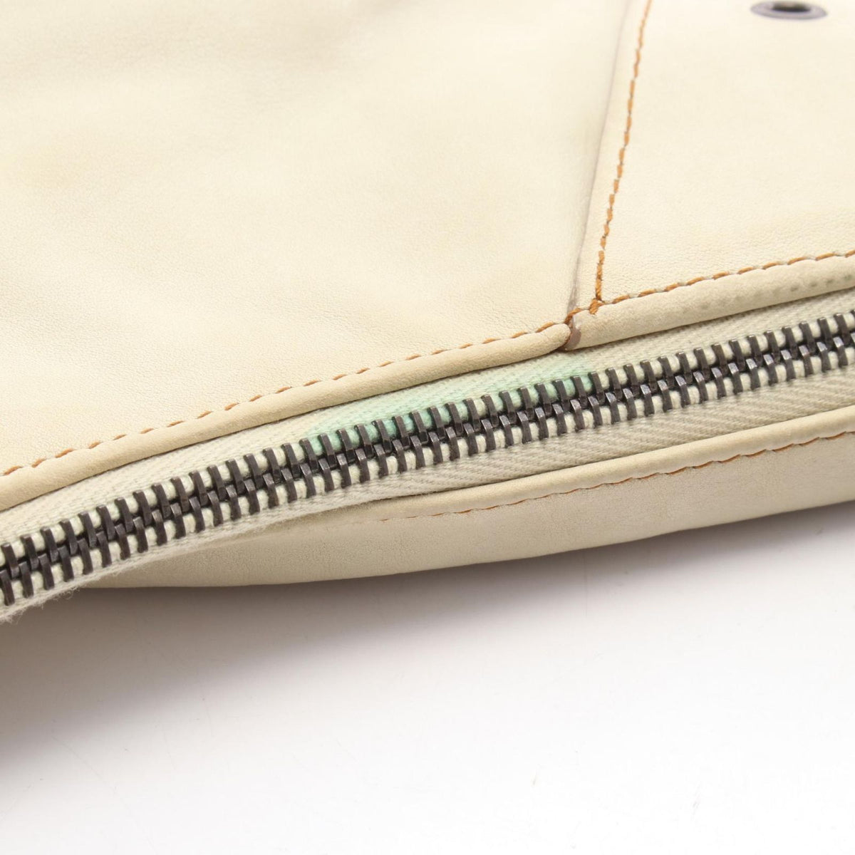 Dior Shoulder Bag Gaucho Ivory Leather — view 5
