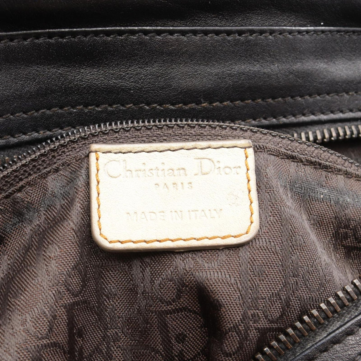 Dior Saddle Shoulder Bag Gaucho Black Leather — view 5