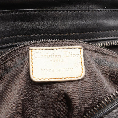 Dior Saddle Shoulder Bag Gaucho Black Leather — view 5