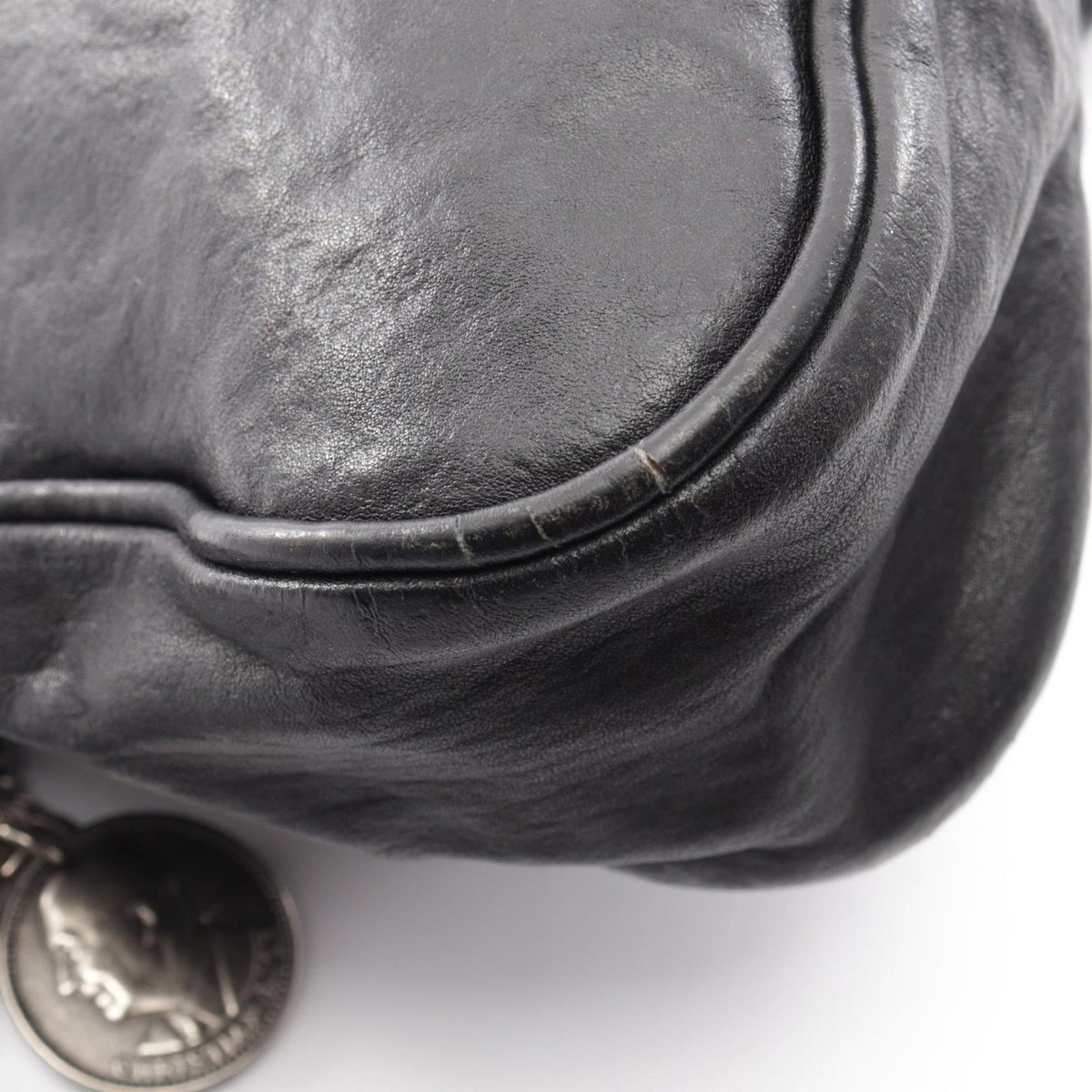 Dior Saddle Shoulder Bag Gaucho Black Leather — view 6