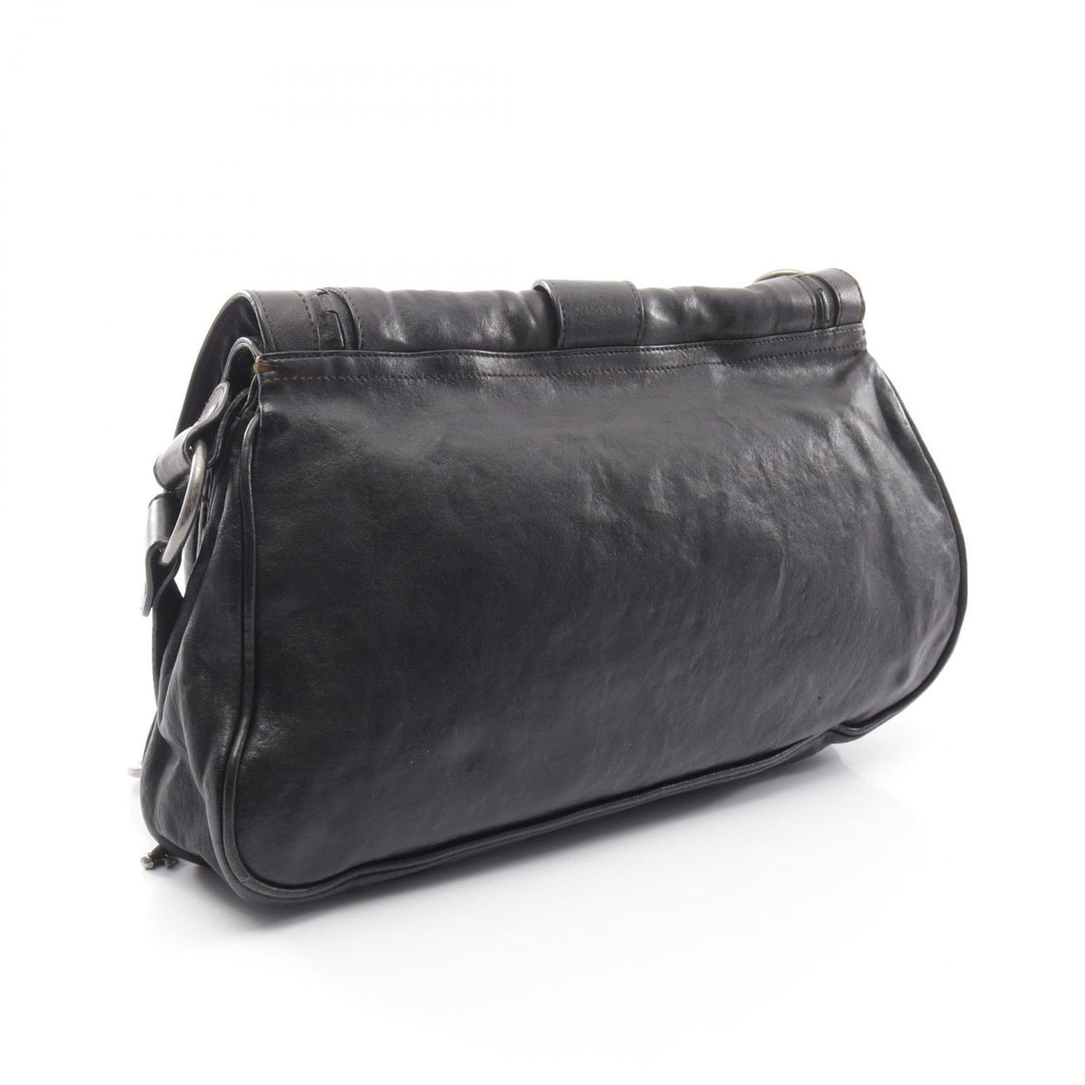Dior Saddle Shoulder Bag Gaucho Black Leather — view 2