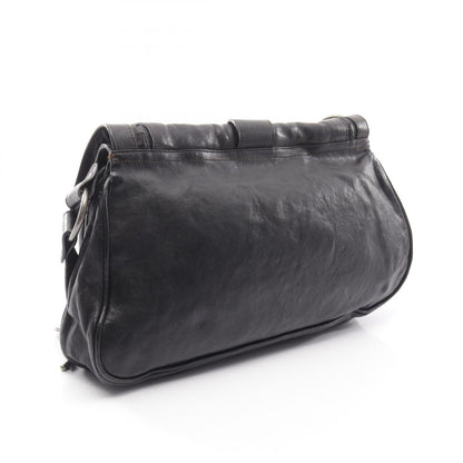 Dior Saddle Shoulder Bag Gaucho Black Leather — view 2