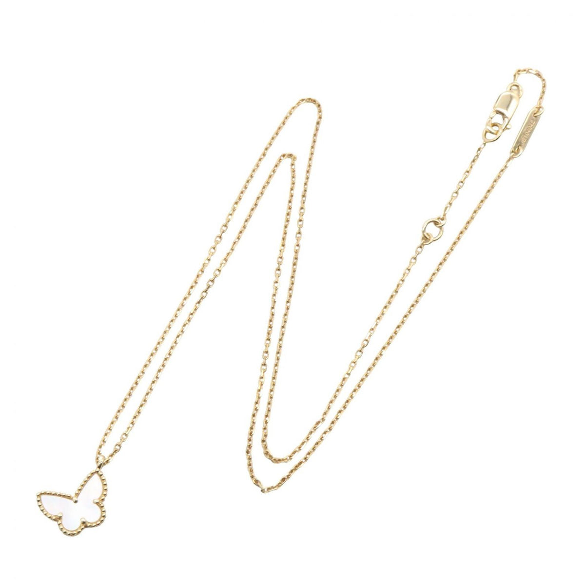 Van Cleef & Arpels Necklace Sweet Alhambra Papillon 39.5 18k Mother of Pearl — view 2