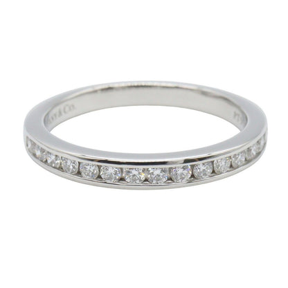 Tiffany & Co Ring Half Circle Channel Setting Platinum Diamond — view 2