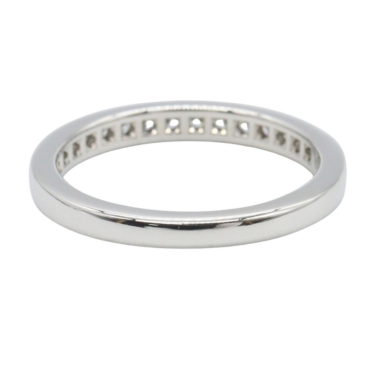 Tiffany & Co Ring Half Circle Channel Setting Platinum Diamond — view 3