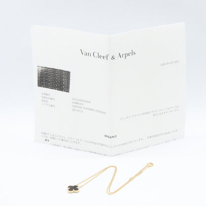 Van Cleef & Arpels Necklace Vintage Alhambra Onyx 18k — view 5