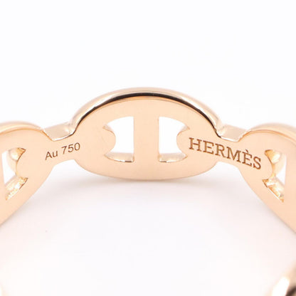 Hermes Ring Chaine D'ancre Enchainee PM 18k Pink Gold — view 3