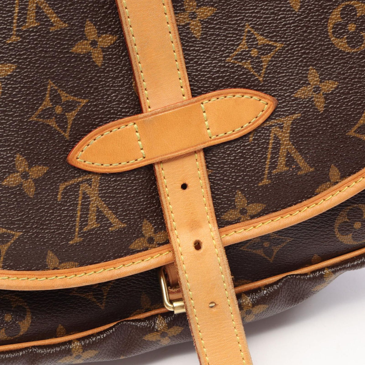 Louis Vuitton Shoulder Bag Saumur 30 Leather — view 7