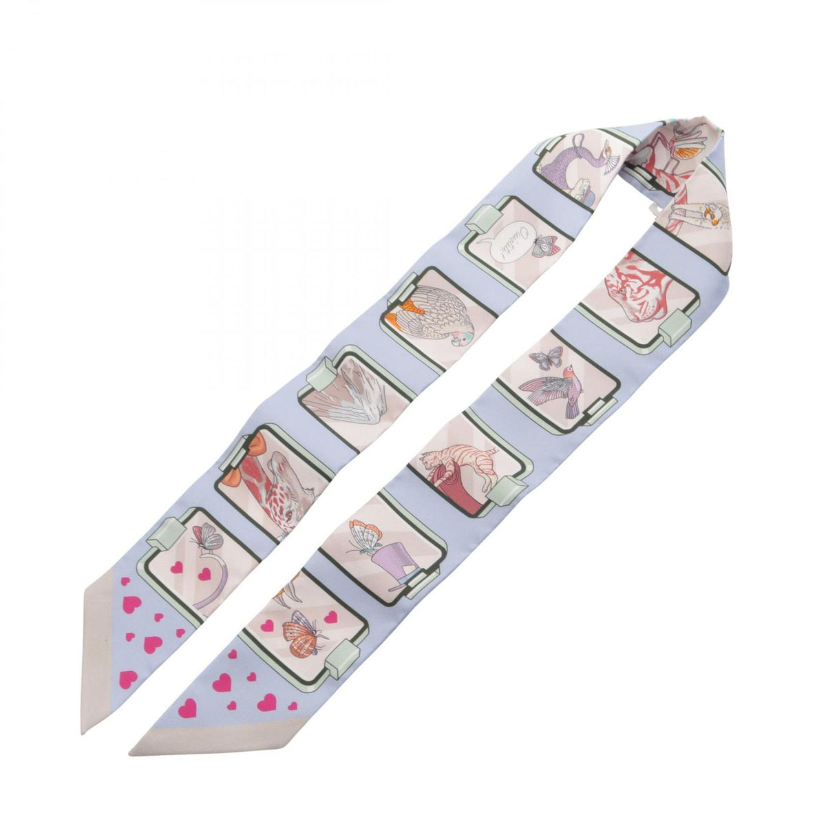 Hermes Scarf Twilly Story Ribbon Silk — view 3