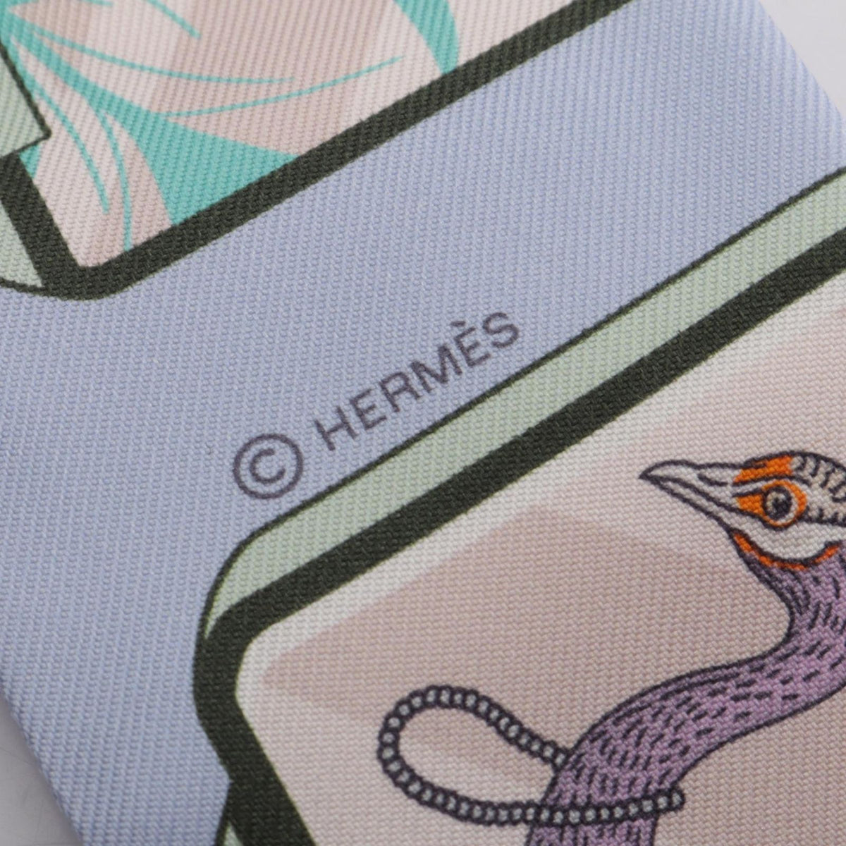 Hermes Scarf Twilly Story Ribbon Silk — view 4