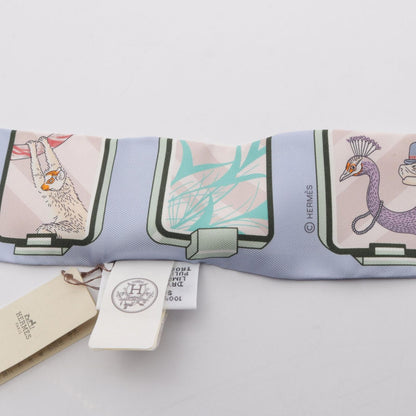 Hermes Scarf Twilly Story Ribbon Silk — view 5