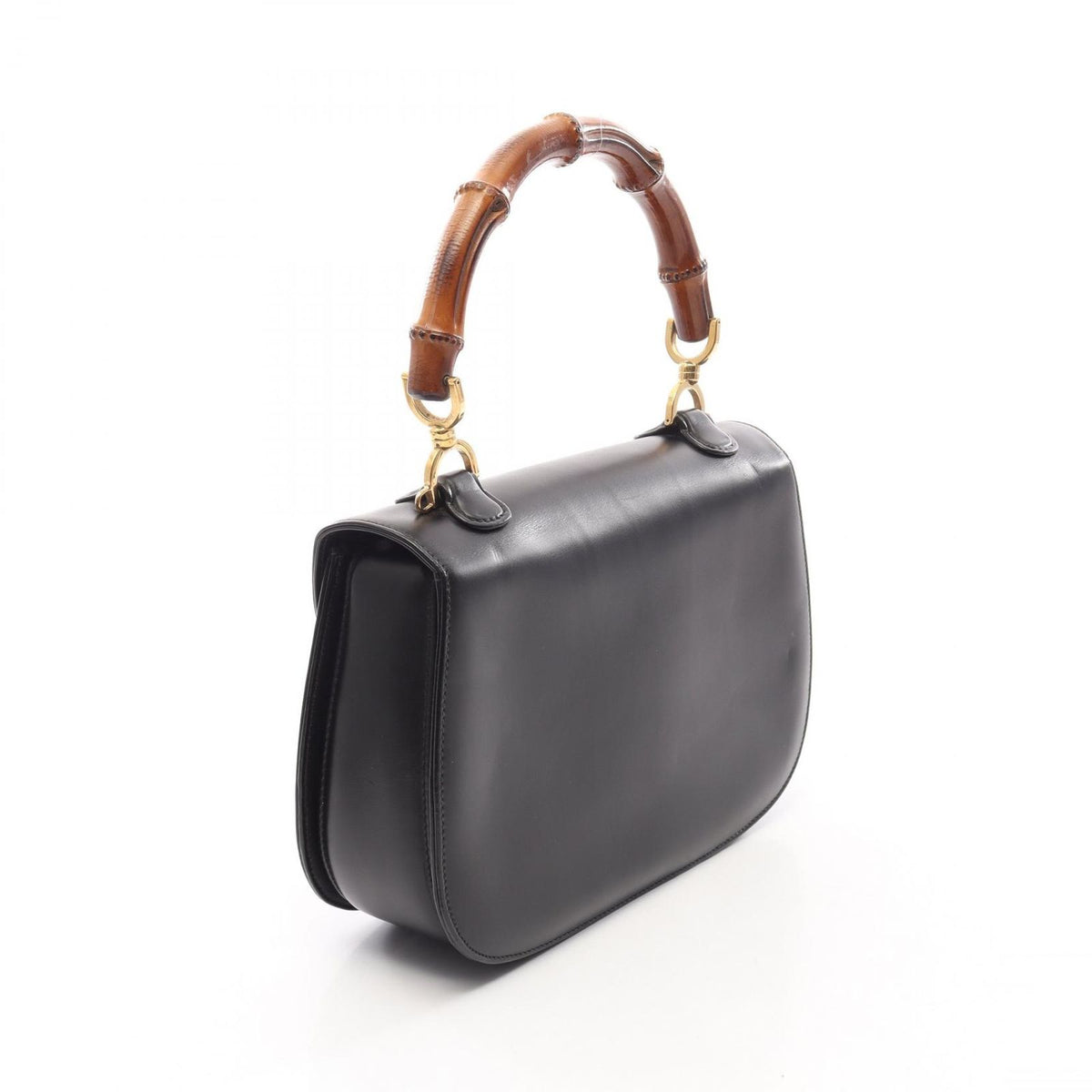 Gucci Handbag Bamboo 000 Black Leather — view 2