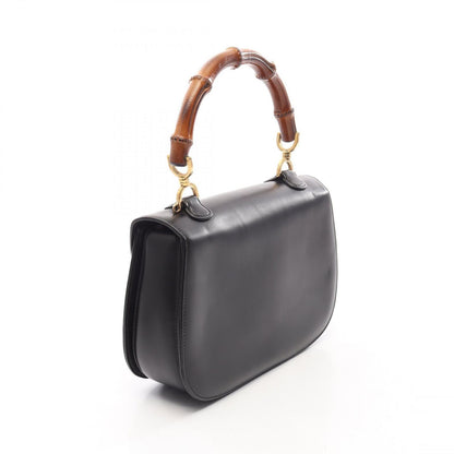 Gucci Handbag Bamboo 000 Black Leather — view 2