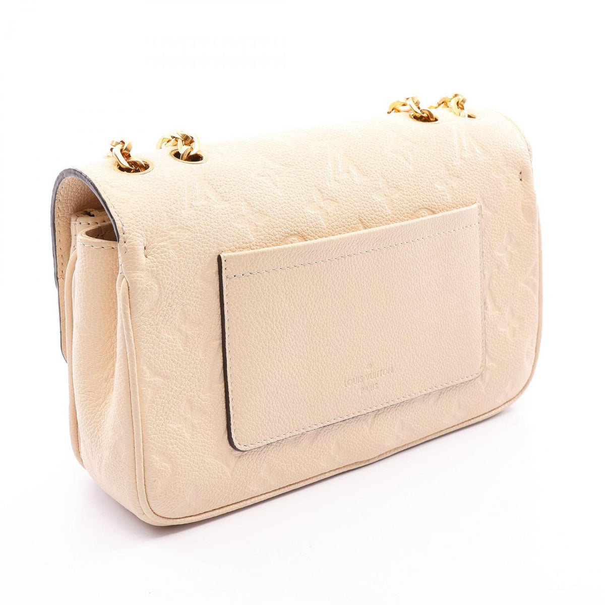 Louis Vuitton Shoulder Bag Malso Monogram Empreinte Cream Leather — view 2