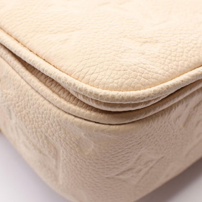 Louis Vuitton Shoulder Bag Malso Monogram Empreinte Cream Leather — view 7