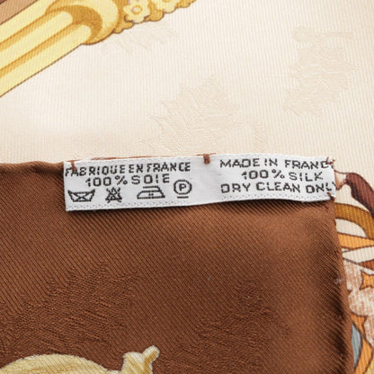 Hermes Scarf Carre 90 Plumes Et Grelots Silk — view 3