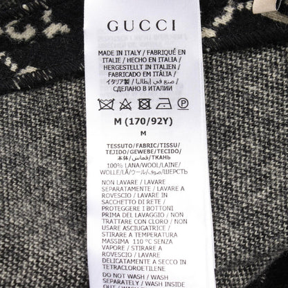 Gucci Poncho GG Jacquard Cape Wool — view 4
