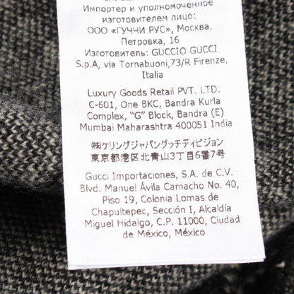 Gucci Poncho GG Jacquard Cape Wool — view 5