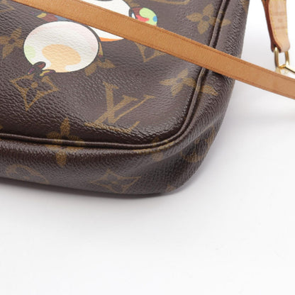 Louis Vuitton Handbag Pochette Accessoires Leather LV x Takashi Murakami — view 7