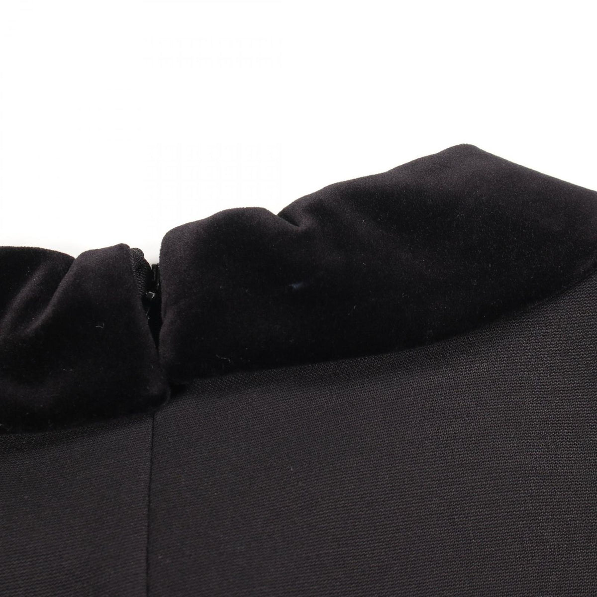 Gucci Dress Interlocking G Pearl Button Velour Lace Silk Wool — view 8