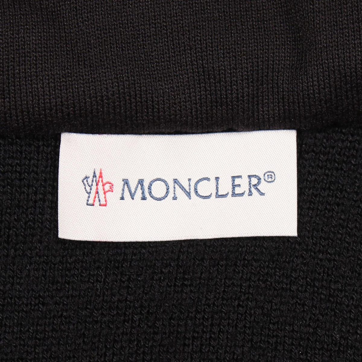 Moncler Down Jacket Hooded Contrast Hoodie Wool Nylon Knit — view 3