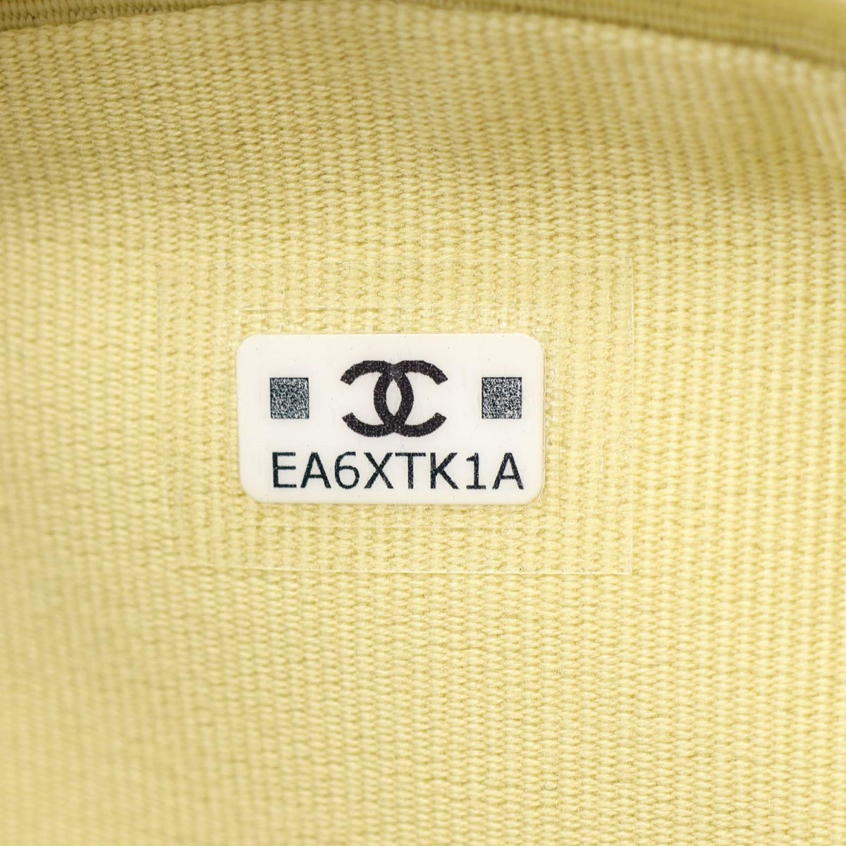 Chanel Backpack Quilted Light Yellow Lambskin Mini Chain — view 5