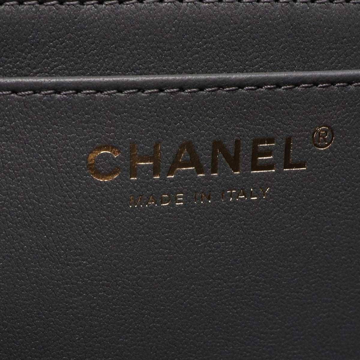 Chanel Shoulder Bag Quilted Flap 2-Way Gray Lambskin Chain — view 4