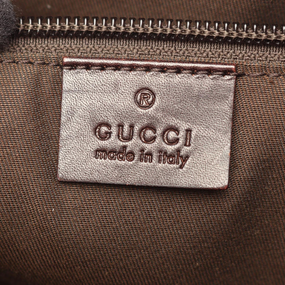 Gucci Tote Bag Diamante Dark Brown Leather — view 4