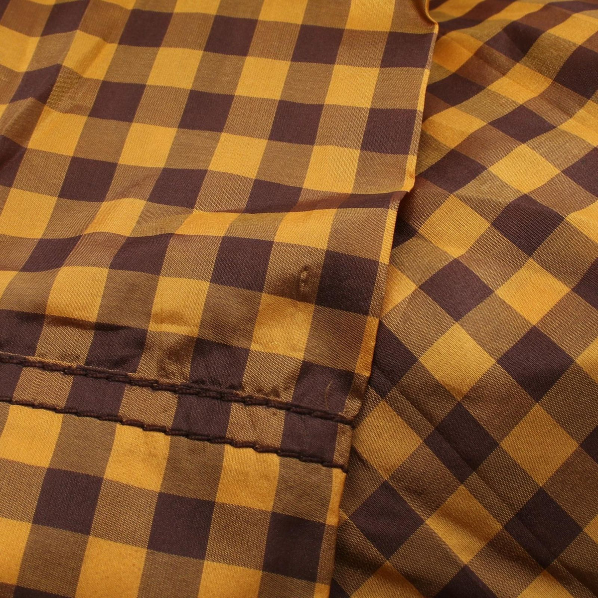 Fendi Jumpsuit Gingham Check Silk — view 7
