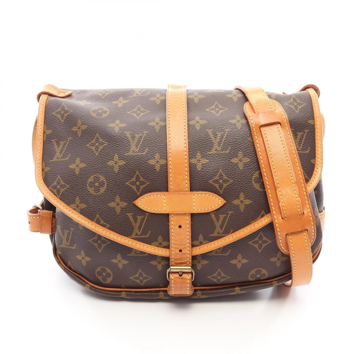 Louis Vuitton Shoulder Bag Saumur 30 Leather