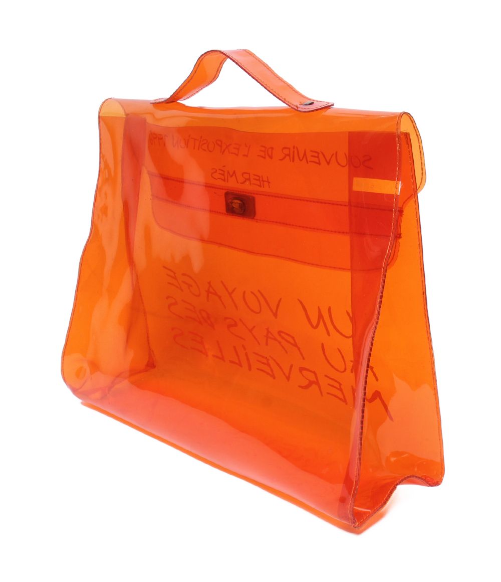 Hermes Handbag Gold Vinyl Kelly — view 3