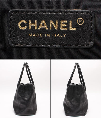 Chanel Tote Bag Gold Caviar Leather Executive — view 4