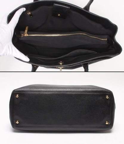 Chanel Tote Bag Gold Caviar Leather Executive — view 3