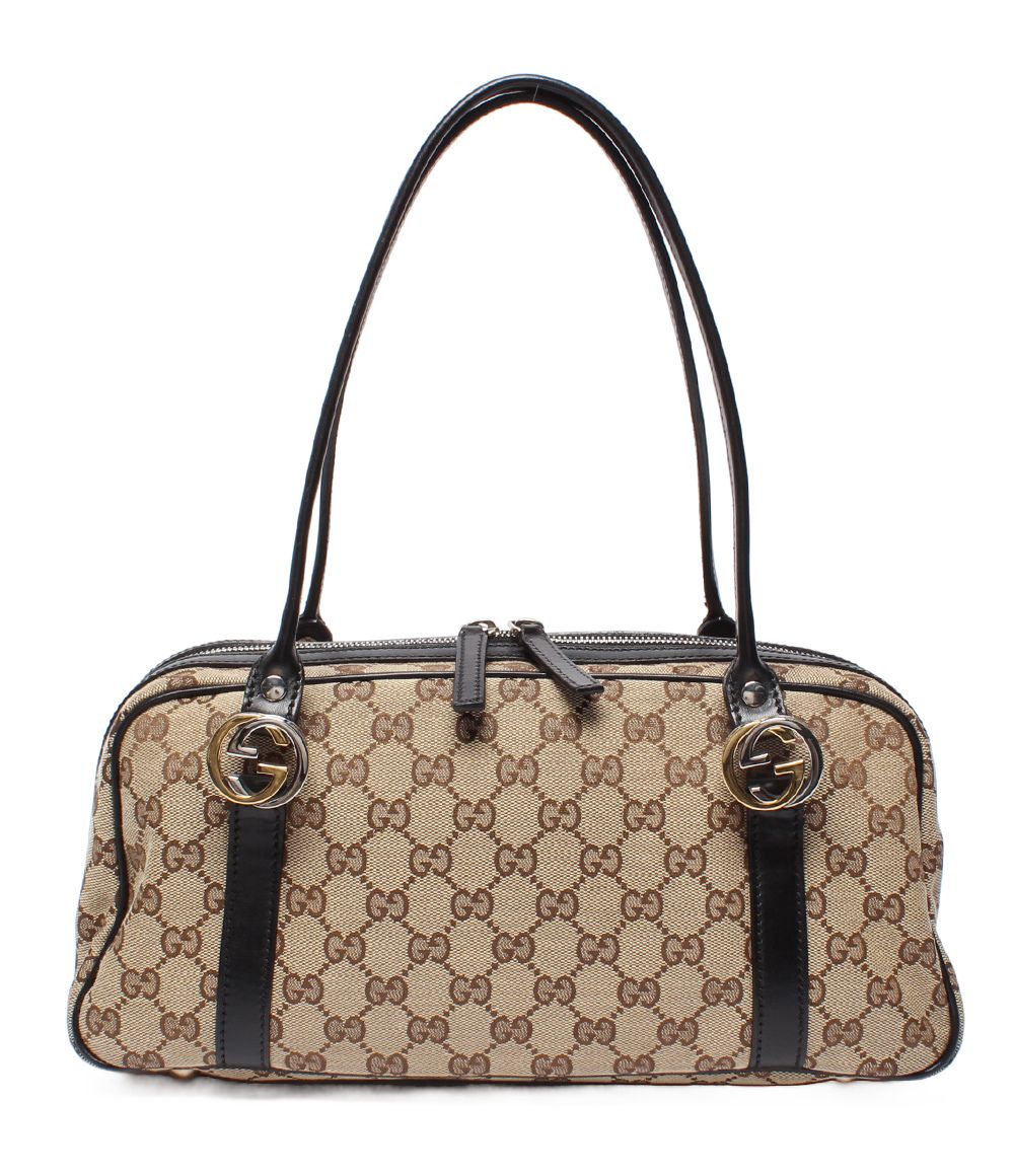 Gucci Shoulder Bag Mini GG Twins Canvas