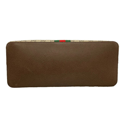 Gucci Handbag Ophidia Beige Dark Brown Leather — view 5