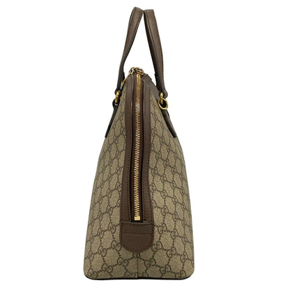 Gucci Handbag Ophidia Beige Dark Brown Leather — view 4
