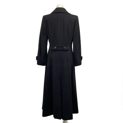 Chanel Coat M Black Cashmere — view 2
