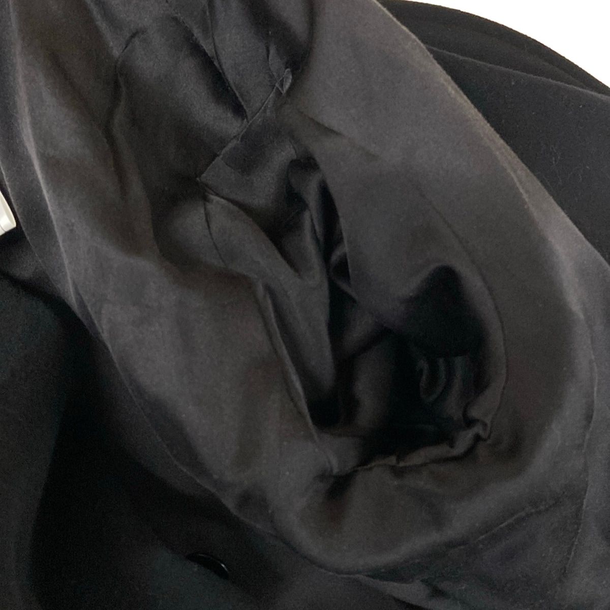 Chanel Coat M Black Cashmere — view 8