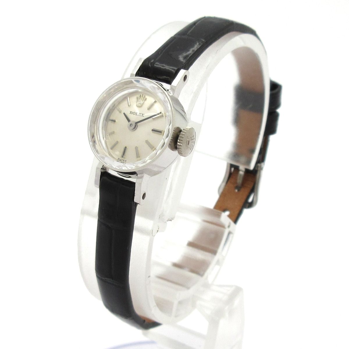 Rolex Watch 14k White Gold Antique OH Silver — view 2