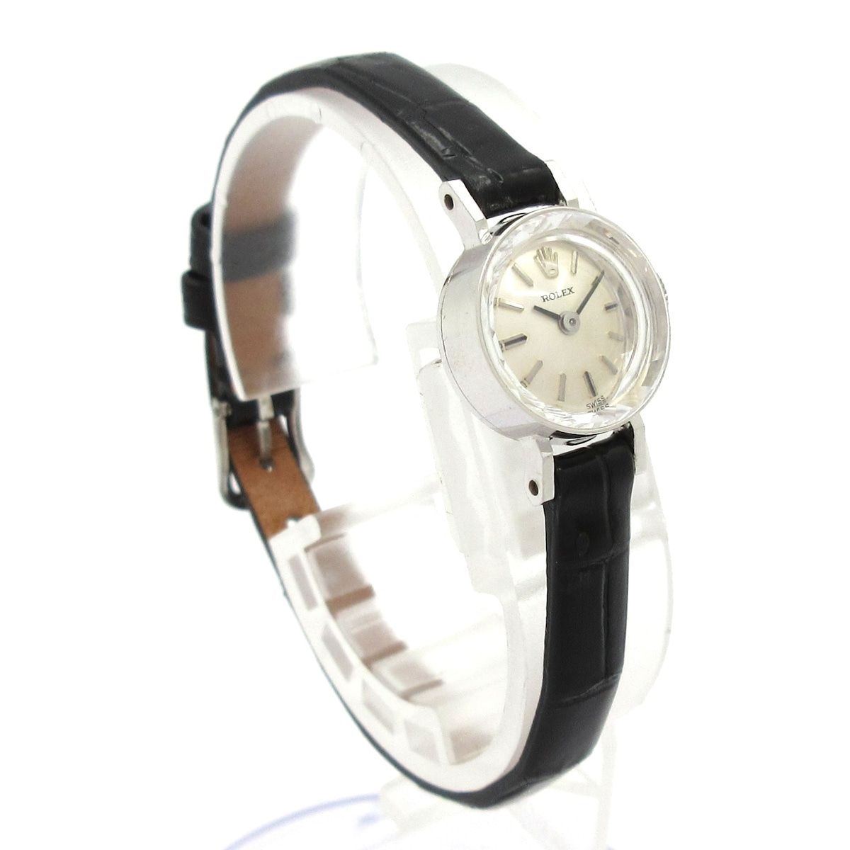 Rolex Watch 14k White Gold Antique OH Silver — view 3