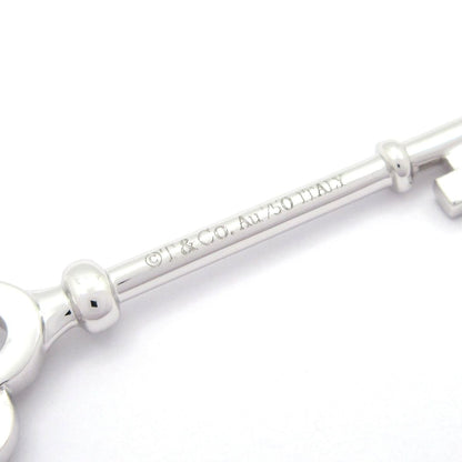 Tiffany & Co Pendant Knot Key 18k White Gold Diamond — view 3