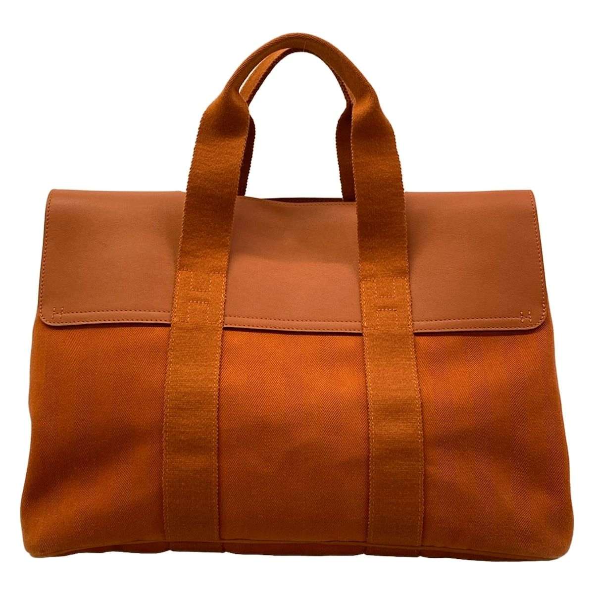 Hermes Handbag Valparaiso MM Dark Brown Leather — view 3