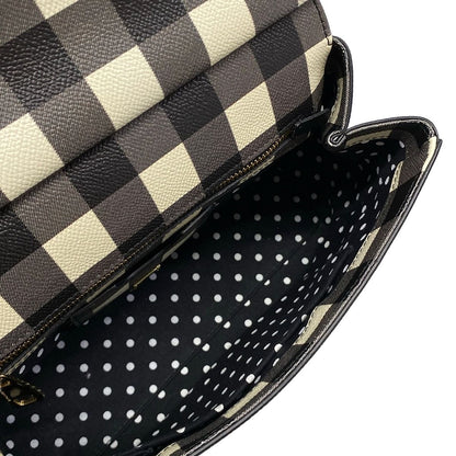Dolce & Gabbana Handbag Sicily Black White Plaid Pattern — view 7