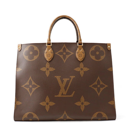 Louis Vuitton Tote Bag Monogram Reverse Giant On The Go GM 2-Way
