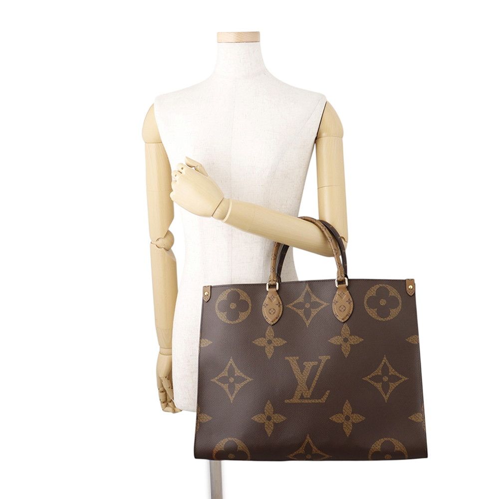 Louis Vuitton Tote Bag Monogram Reverse Giant On The Go GM 2-Way — view 4