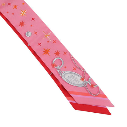 Hermes Scarf Twilly C'est la Fete Silk Twill — view 4