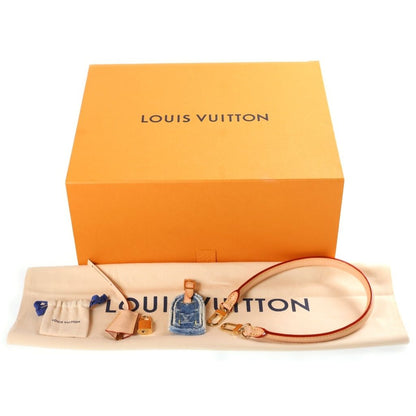 Louis Vuitton Monogram Denim Speedy Software 30 Boston Bag Blue — view 8