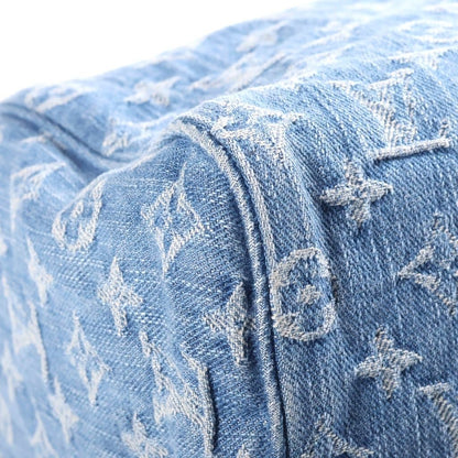 Louis Vuitton Monogram Denim Speedy Software 30 Boston Bag Blue — view 5