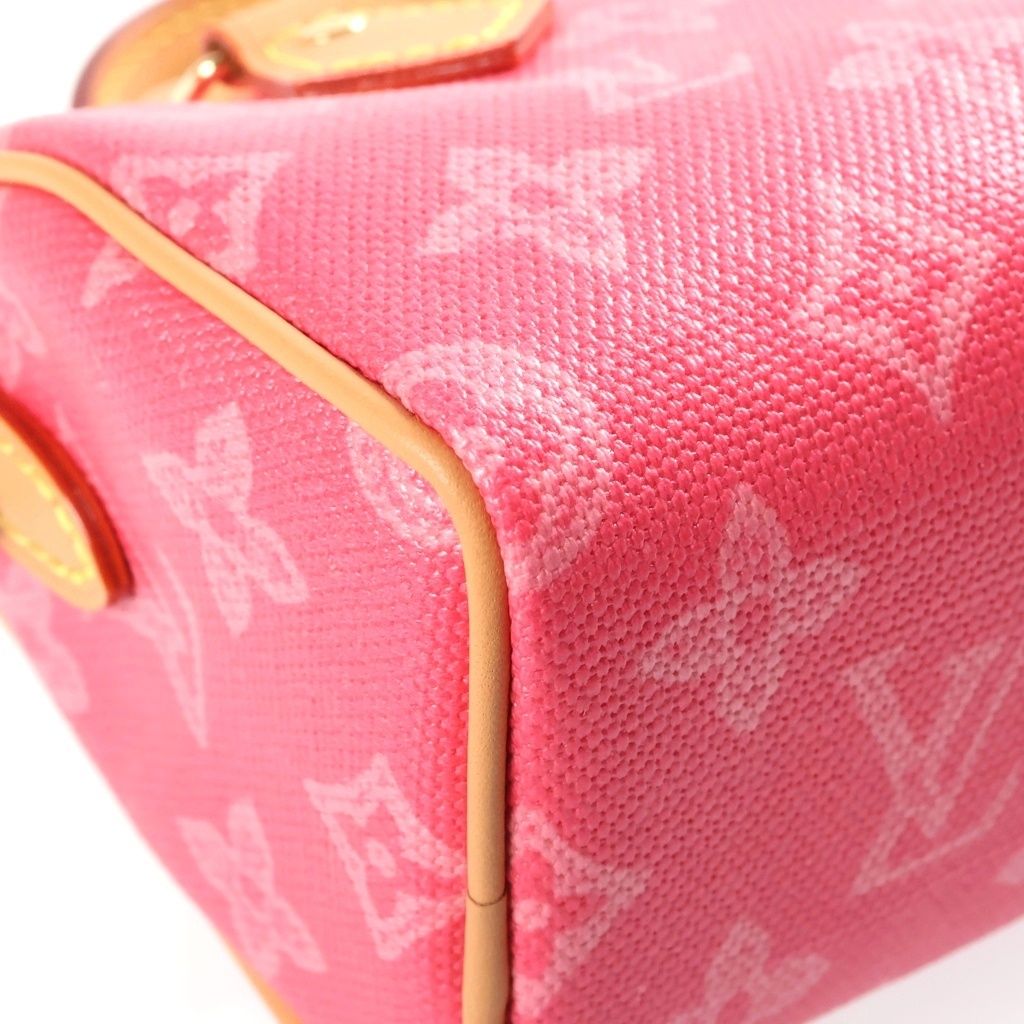 Louis Vuitton Monogram Origin Nano Speedy Shoulder Bag Leather Pink — view 5